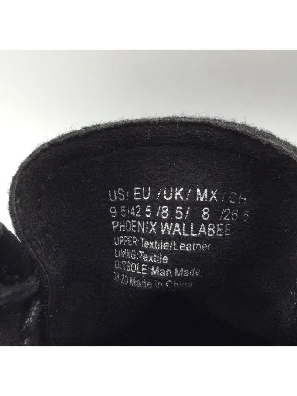 KENNETH Cole New York Phoenix Wallabee Boots Dark Gray Size 9.5